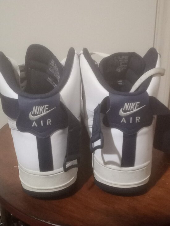 Nike Air Force 1 High ‘07 2 White Mystic Navy Sneakers CJ1381-100 Men’s Size 9.5 main image 4